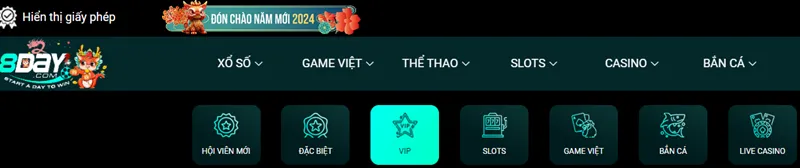 Trải nghiệm ưu đãi VIP dành cho hội viên tại 8DAY