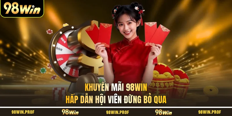 Khuyến mãi 98WIN hấp dẫn hội viên đừng bỏ qua